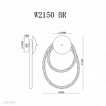 Бра iLedex Cross W2150 BR 250_100_1991500