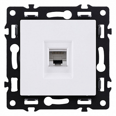 Розетка Ethernet RJ-45 без рамки Kollinger Asthetik AS-017WH 400_400_3118774