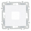 Розетка для вывод кабеля без рамки Arte Milano am-206 206.49-1.white 100_100_2167552