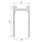 ST015.439.00H Шинопровод SKYLINE 220 накладной ST-Luce Черный СКАЙЛАЙН 220V 250_100_2950797
