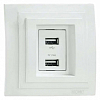 Розетка USB Mono Electric Larissa 103-191905-178 100_100_2162635