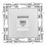 Розетка телефонная RJ-11 без рамки Arte Milano am-217 217.51-1.silver 250_100_Array
