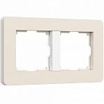Рамка на 2 поста Werkel Split (айвори/белый, soft-touch) W0023066 250_100_2131167