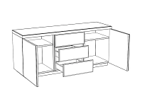 Сервант Kristal 331236 250_100_2502551