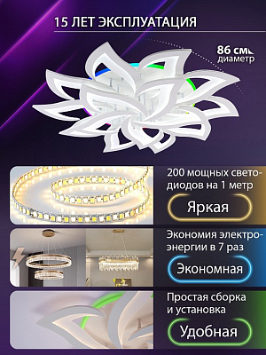 Потолочная люстра Natali Kovaltseva OLIMP LED LAMPS 81437 400_400_2473251