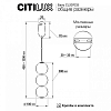Подвесной светильник Citilux Балу CL207033 100_100_1691926