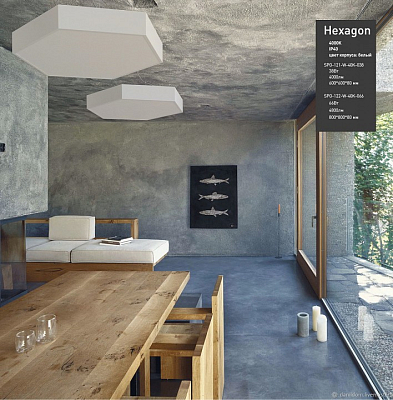 Подвесной светильник Эра Hexagon Б0050550 400_400_707883
