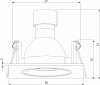 Встраиваемый светильник Elektrostandard Minnie a067710 100_100_2170459