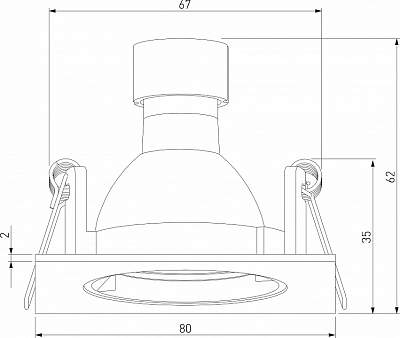 Встраиваемый светильник Elektrostandard Minnie a067710 400_400_2170459