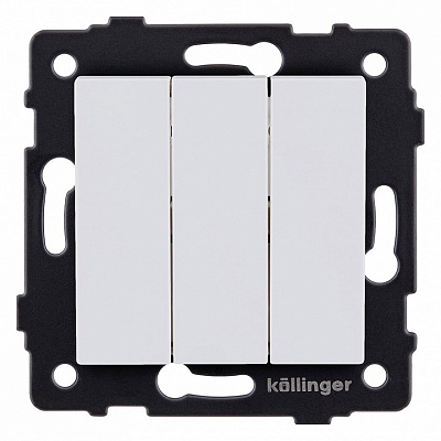 Выключатель трехклавишный без рамки Kollinger  REA-S-012WM 400_400_3124129