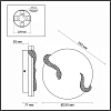 Накладной светильник Odeon Light Snake 7033/10WL 100_100_1731737