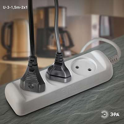 Удлинитель Эра  U-3-1,5m-2x1 400_400_2404390