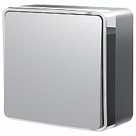Выключатель одноклавишный Werkel Gallant (серебряный) W5010006 500_191_2296555