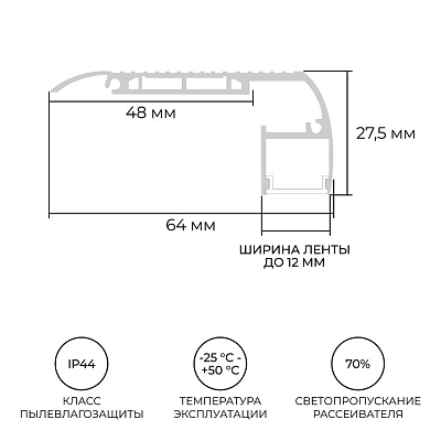 Короб для ступеней Apeyron Electrics  08-65 400_400_2177959