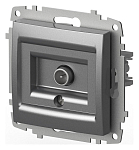 ТВ-розетка оконечная без рамки Elbi Eleсtriс Zena Vega 609-011000-273 250_100_2195234