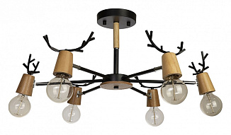 Люстра на штанге Loft it Sven 10024/6 Black 500_191_2423599