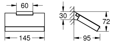 40781000 Selection Cube Держ.бумаги с крышкой, хром 400_400_1440922