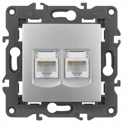 Розетка Ethernet RJ-45 без рамки Эра Эра Elegance 14-3108-03 400_400_2400683