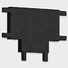 Соединитель T-образный для треков Italline IT09 IT09-9030 black 100_100_2161981