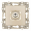 ТВ-розетка без рамки Arte Milano am-217 217.42-1.shampan 100_100_2302758
