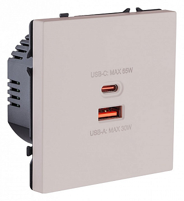 Розетка 2хUSB type A и C без рамки Kollinger Eclipse EC-024CM 400_400_3118748