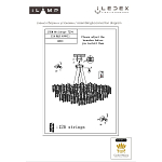 Подвесная люстра iLamp Savage 7204-D800 GD 250_100_3078673