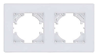 Рамка на 2 поста Kollinger Eleganz Acryl EA2WH 400_400_3118472