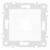 Розетка для вывод кабеля без рамки Arte Milano am-203 203.49-1.white 100_100_2166784