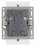 Розетка двойная с заземлением и со шторкой, без рамки Arlight SCT 043764 250_100_2137235