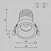 Встраиваемый светильник Maytoni Technical Dip DL117-15W-4K-W 100_100_2766143