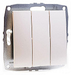 Выключатель трехклавишный без рамки Mono Electric Despina / Larissa 500-002522-114 250_100_2162303