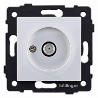 ТВ-розетка и SAT-розетка оконечная без рамки Kollinger  REA-020WH 500_191_3123377
