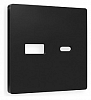 Накладка для розетки type A и C Ambrella Volt ALFA AP8110 100_100_2306718