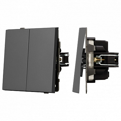Выключатель двухклавишный без рамки Arlight SWT 054546 400_400_1603185