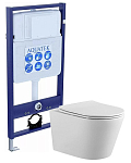SET AQUATEK ВЕГА (рама AQUATEK Standard INS-0000012(без клавиши и крепежа)+унитаз ВЕГА AQ1905-00 с тонким сиденьем soft-close 250_100_Array