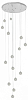 Подвесная люстра Loft it Rain 10112/15 100_100_2428959