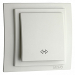 Выключатель перекрестный одноклавишный без рамки Mono Electric Despina / Larissa 500-001925-112 250_100_2162202