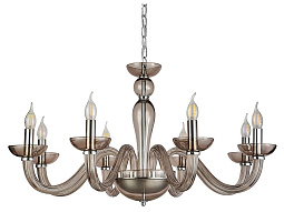 Подвесная люстра Newport ARLETTE 8648/С chrome coffee 500_191_3070159