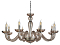 Подвесная люстра Newport ARLETTE 8648/С chrome coffee