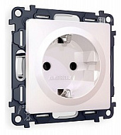 Розетка с заземлением, без рамки Ambrella Volt ALFA MA206010 500_191_2306809