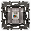 Розетка Ethernet RJ-45 без рамки Эра Эра Elegance 14-3107-02 100_100_2400650