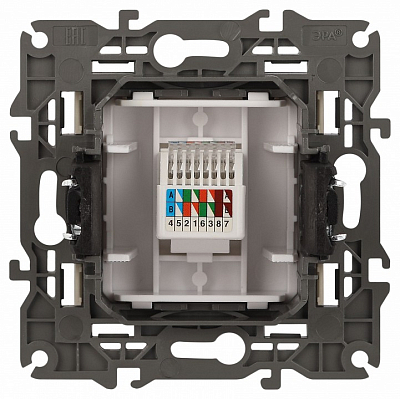 Розетка Ethernet RJ-45 без рамки Эра Эра Elegance 14-3107-02 400_400_2400650