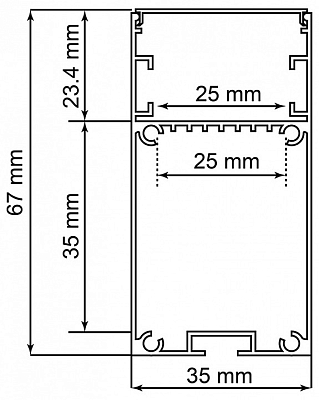 Короб накладной Feron CAB267 10378 400_400_2122275