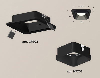 Встраиваемый светильник Ambrella Light XC XC7902002 400_400_2005260