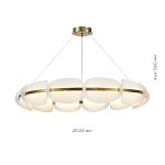 SL1304.203.65 Люстра подвесная ST-Luce Золотистый/Белый LED 1*65W 3000K ЭТУАЛЬ 250_100_2955933