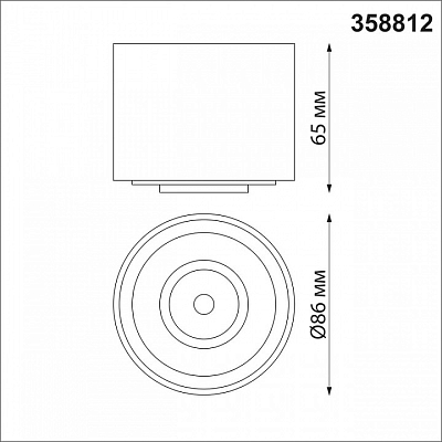 Накладной светильник Novotech Gesso 358812 400_400_3156948