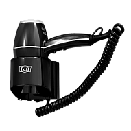 Фен для волос настенный PUFF-1800Вl черный, 1,8 кВт (0405.012) 500_191_2922169