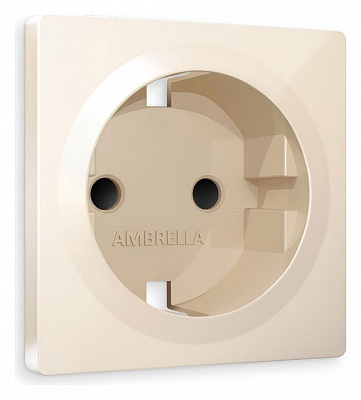 Накладка для розетки с заземлением и со шторками Ambrella Volt ALFA AP3070 400_400_2185034