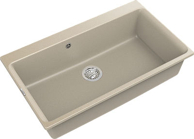 RIVELATO Мойка AXEL 90 1-чаша 870*520мм beige scuro арт. 400_400_2901058