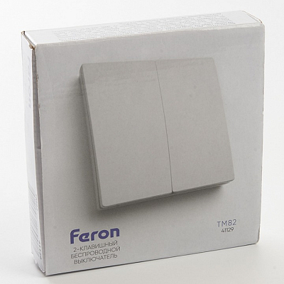 Выключатель беспроводной двухклавишный Feron Saffit TM82 41129 400_400_2379613
